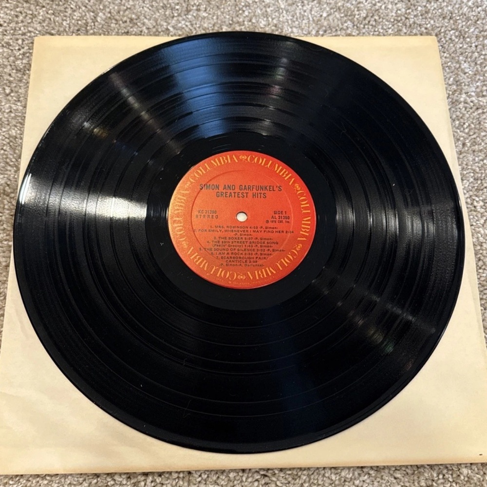 Simon And Garfunkel's Greatest Hits Vinyl LP - CBS/Columbia, 1972 - PC 31350 - Picture 6 of 7